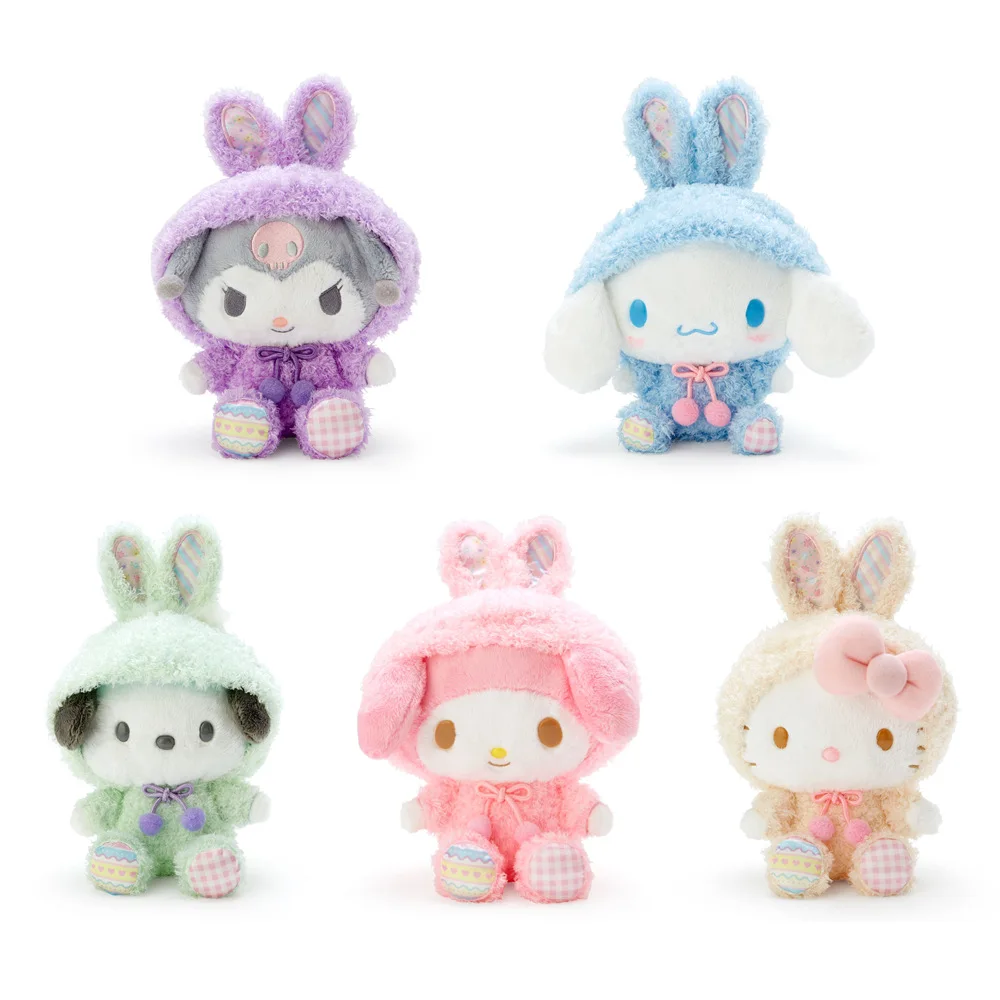 Wholesale Kawaii Accessories My Melody Kuromi Cinnamon Plushies Stuffed Animal Sanrio Plush Keychain Toy