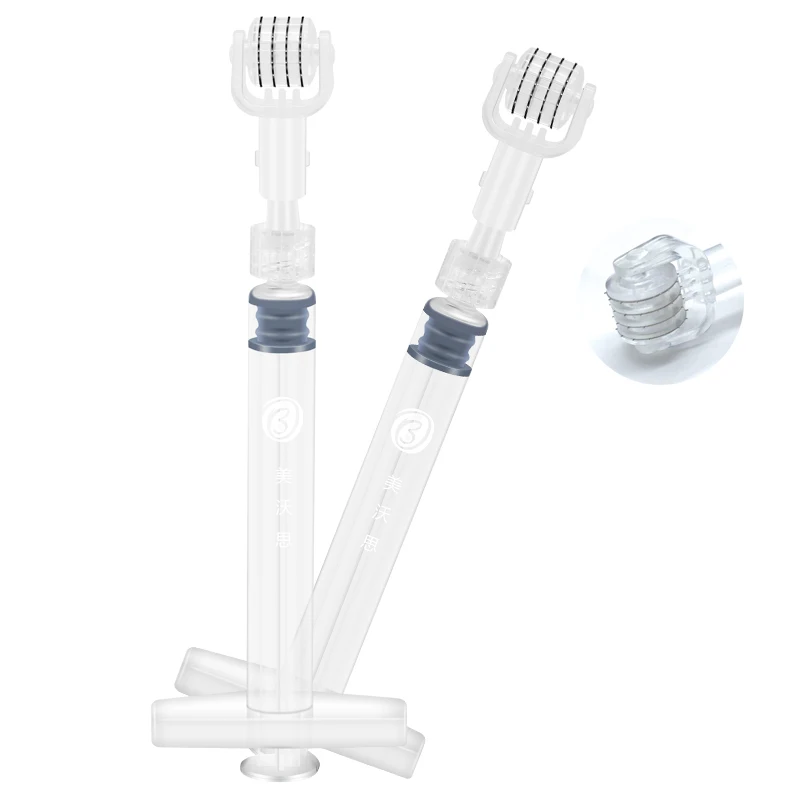 2020 новейший мини-ролик для кожи с шприцем, микроигла, картридж для кожи, роликовая система для кожи