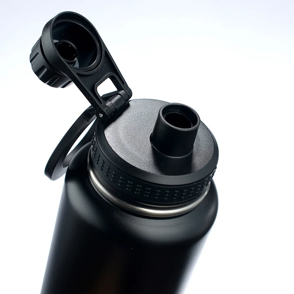 New Arrival Magnetic Lid Mobile Phone Holder 32oz Stainless Steel Water Bottle Drinkware With Straw Gifts Promotion