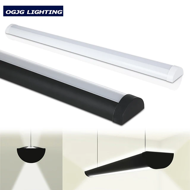 ETL DLC linkable commercial pendant light up and down linear meeting room LED hanging lamp