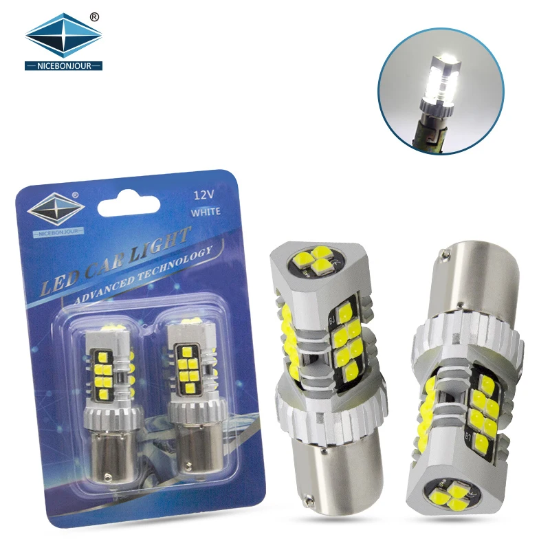 Auto Lighting Systems 1156 1157 7440 7443 21SMD 3030 Auto Led Turning Signal Lights Bulbs
