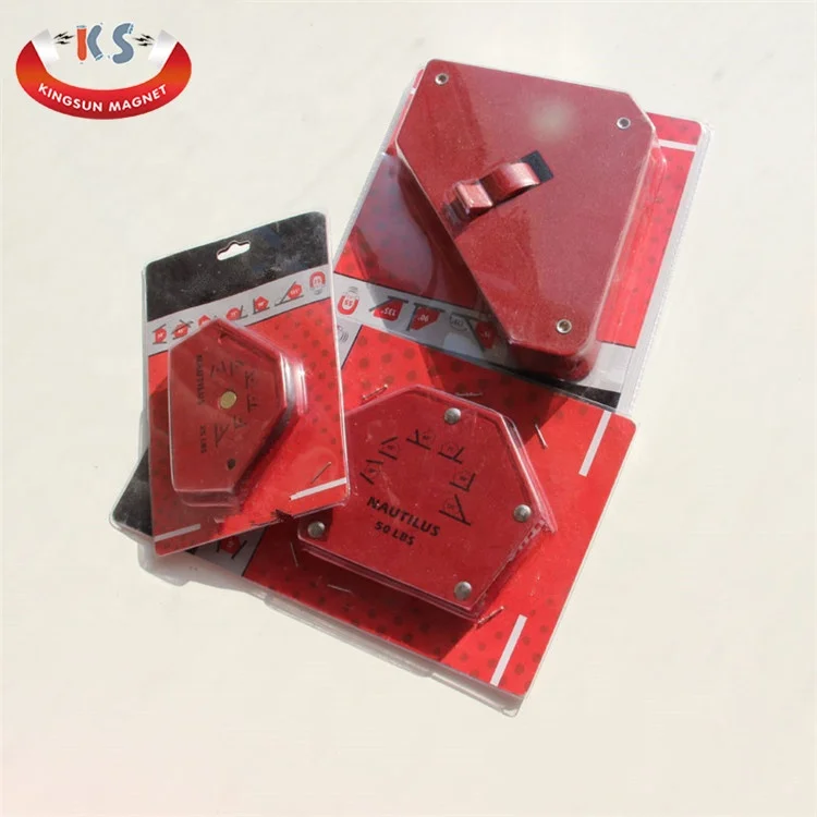 Permanent Neodymium Magnets Strong Arrow Shape Magnet Weld Magnetic Angle Holders for Multiple Angles