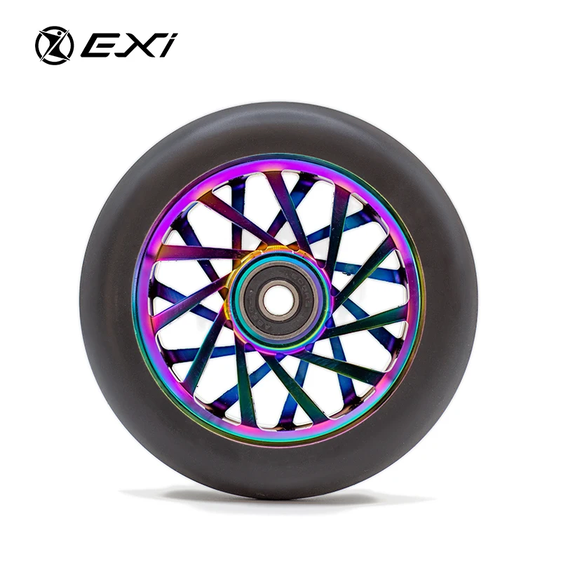 LZ14 bird nest shape core designed 120mm/110mm pro scooter wheels/stunt scooter wheels parts/Factory direct sales