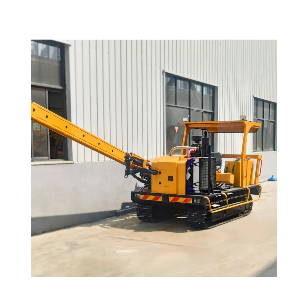 Latest Model PV Power Station Ground Drilling Machine Solar Pile Driver Hydraulic Hammer Pile Driver