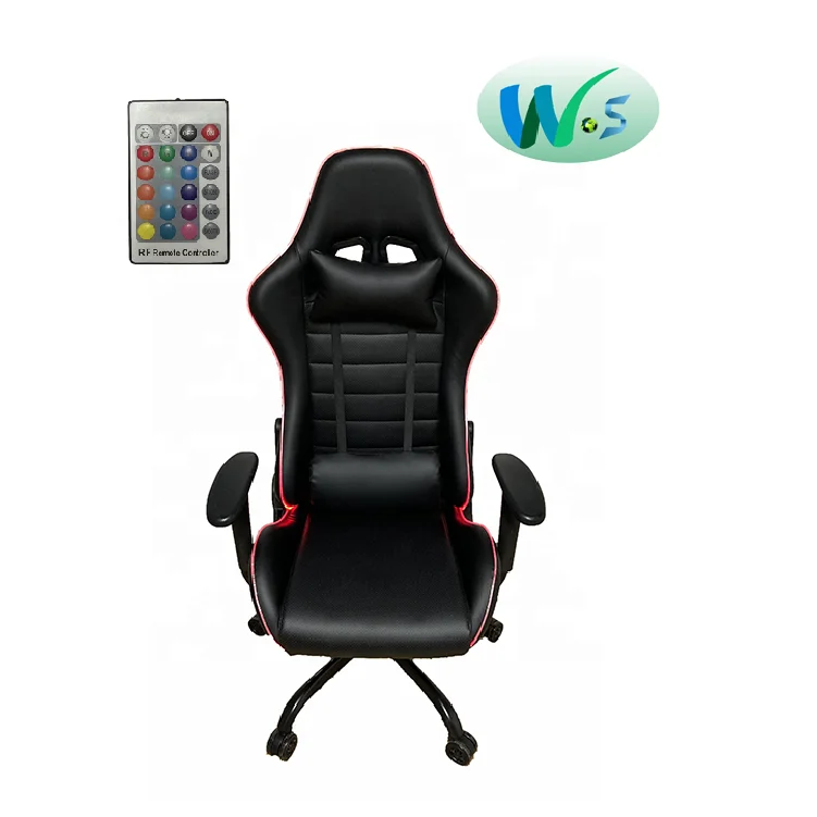 WS08 в наличии Лидер продаж игровой стул RGB со светодиодной подсветкой OEM Гоночное офисное игровое Кресло RGB-динамик