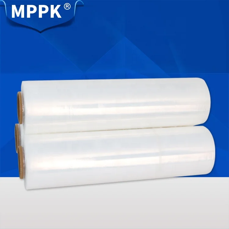 Rain Resistant High Tensile Strength Industrial Cling Film 0.02mm thick Pallet PE Stretch Film