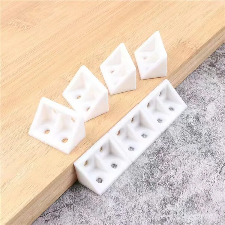 Plastic Angle code 90 degree right Angle furniture five accessories Wardrobe laminate bracket connector