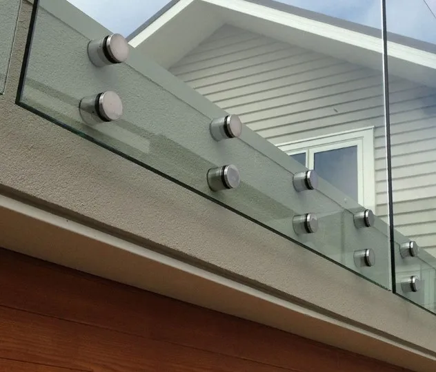 Adjustable Glass Handrail Bracket in 304/316/2205 Satin Polished Finish for Stair Railing Balustrades & Handrails
