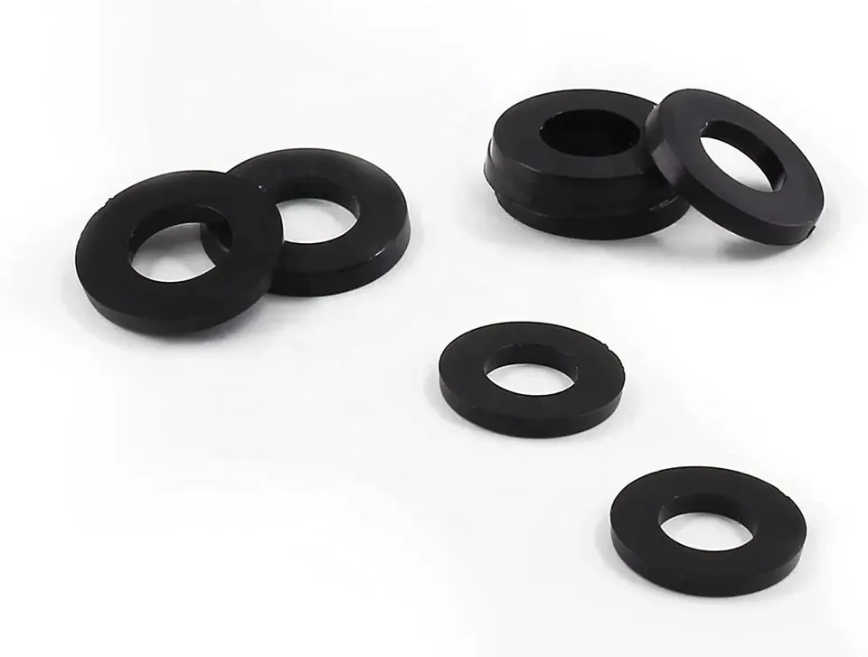 OEM Factory Supply White Black Nylon Plastic Gasket Plastic Washer Flat Washers Plastic Nylon Flat Washer