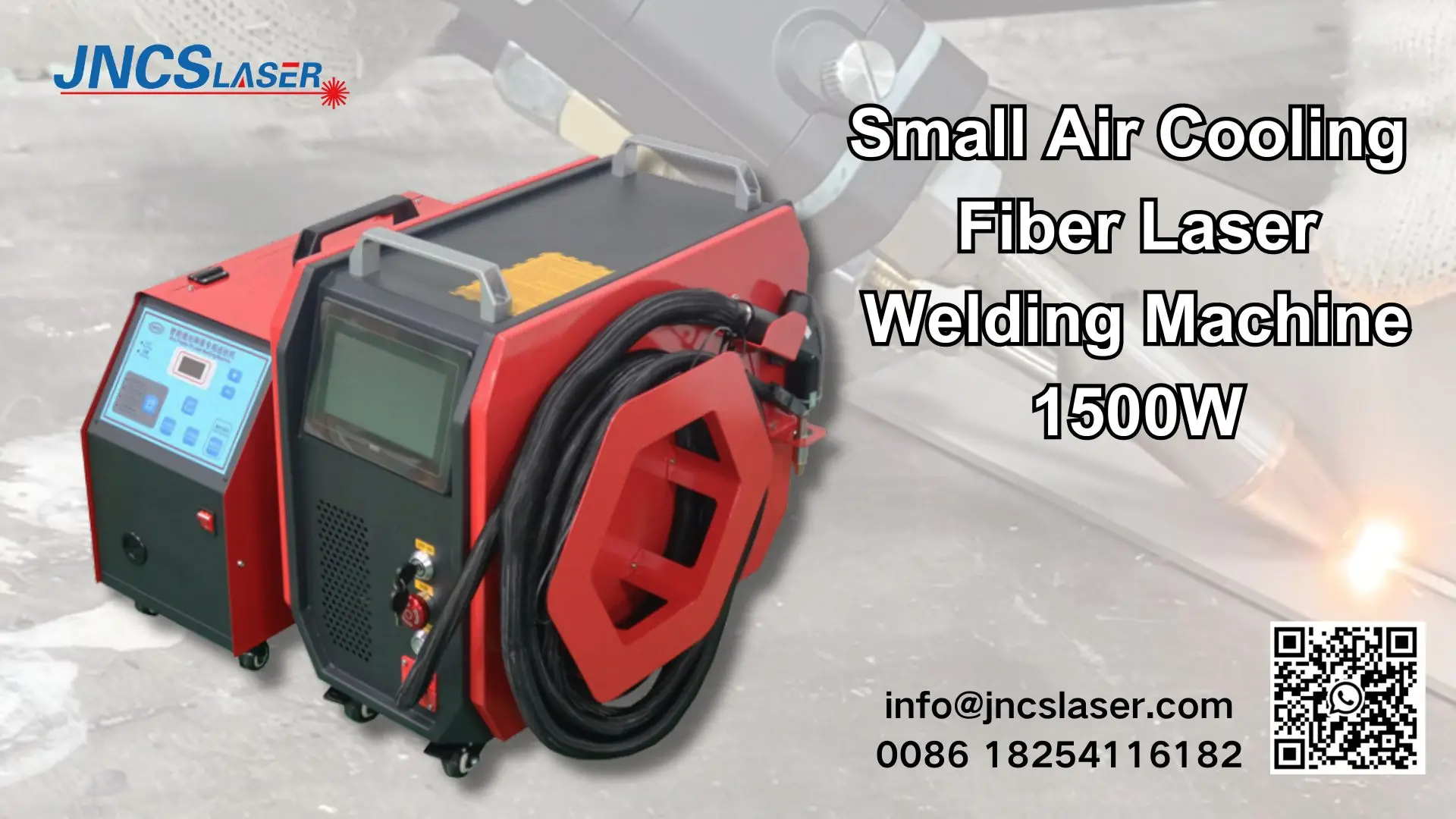 Small Fiber Laser Welding Machine 1500w High Precision Welding For Steel Aluminum