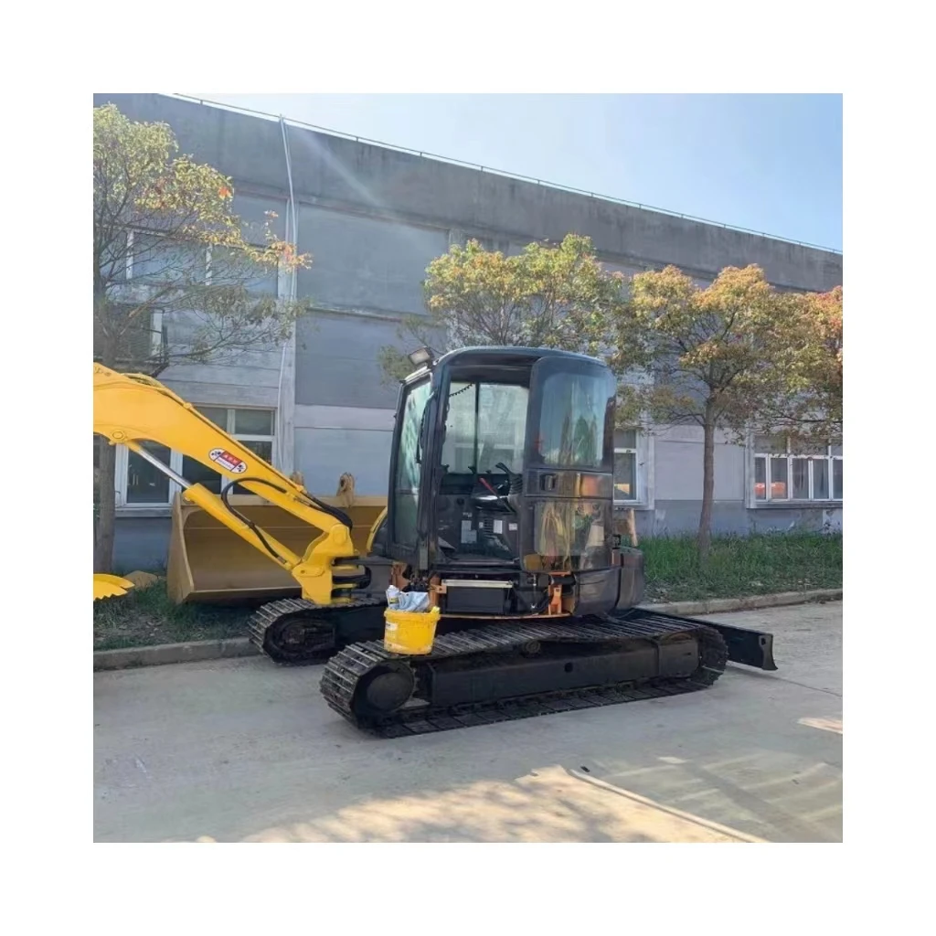 ZiHui Mini Excavator Used Kobelco 55 Crawlers Diesel Engine Second Hand Farm Household Digger