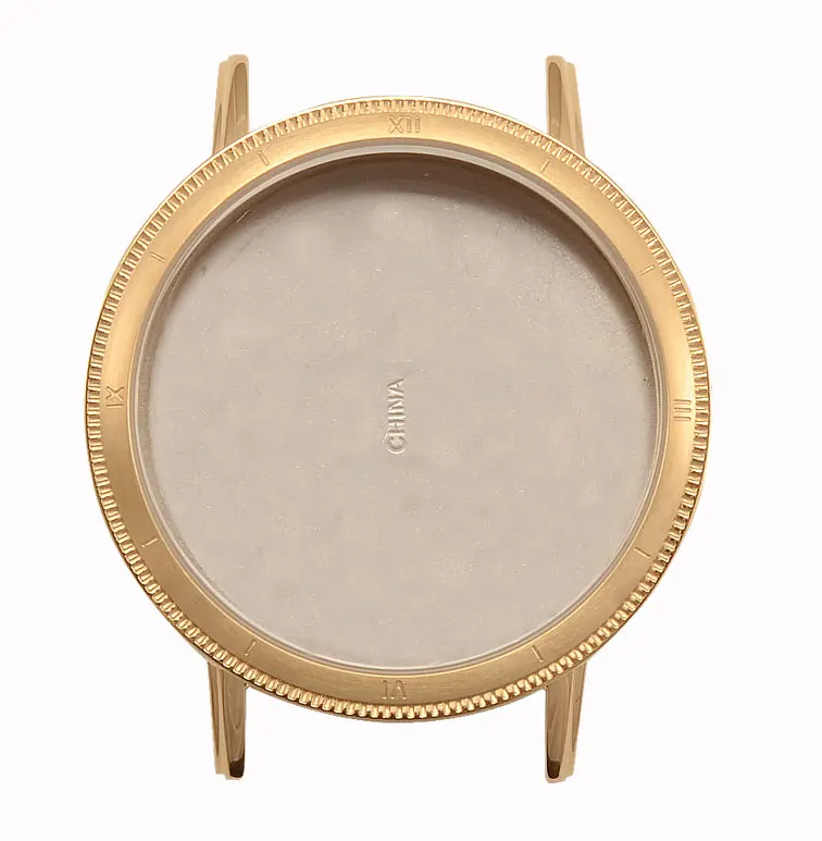 IP Electroplated Watch Parts Etched Roman Dial Stainless Steel Case CNC Finishing Fits Swiss Caliber 763