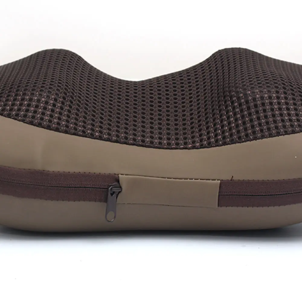 Neck Massage Pillow Shiatsu Car Massage Pillow With Heat Kneading Rechargeable Wireless Car Pillow Massager