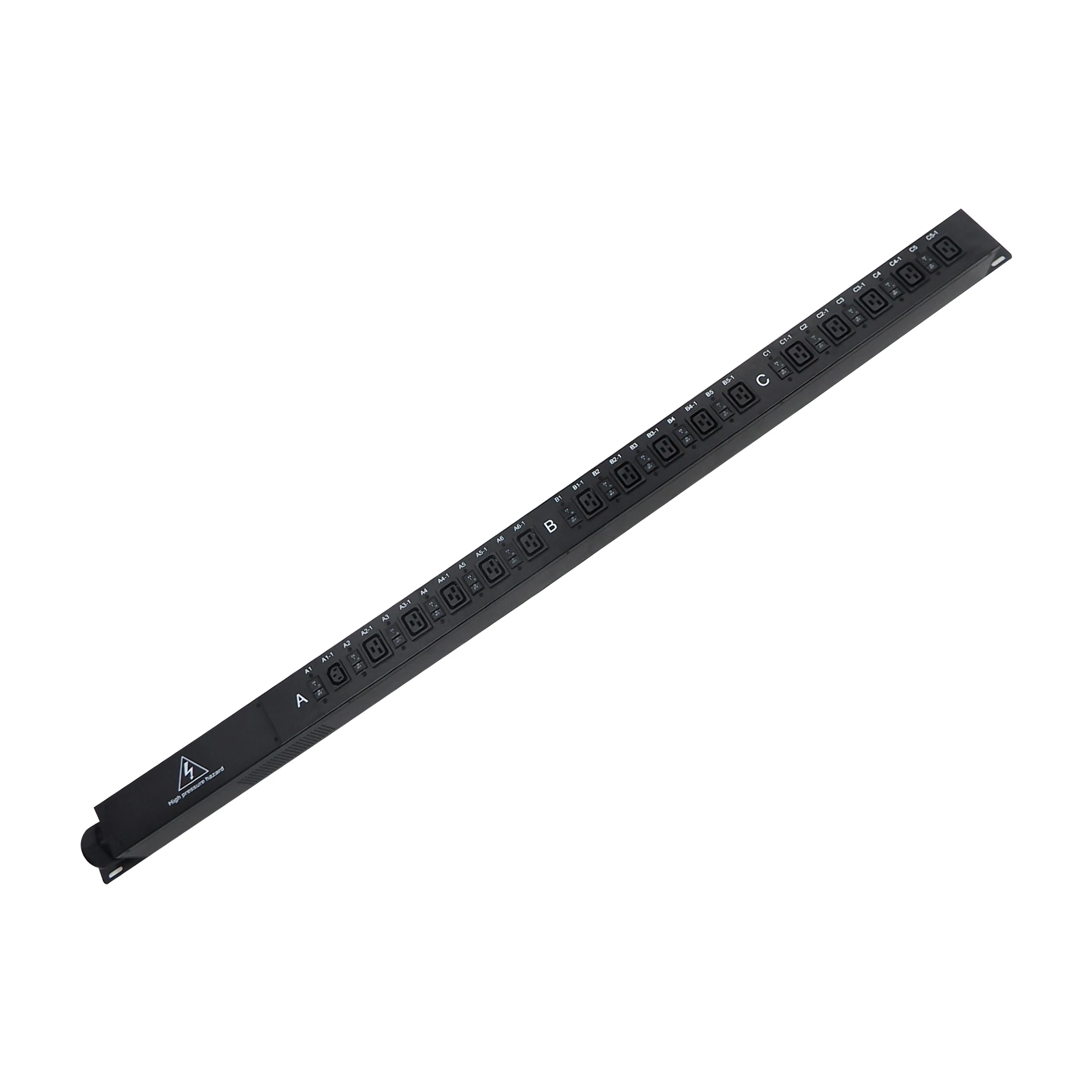 Magnetic Switch Junction Box Customized 15 Bit C19 1 Bit C13 80A C19 Pdu Power Strip Pdu Datacenter