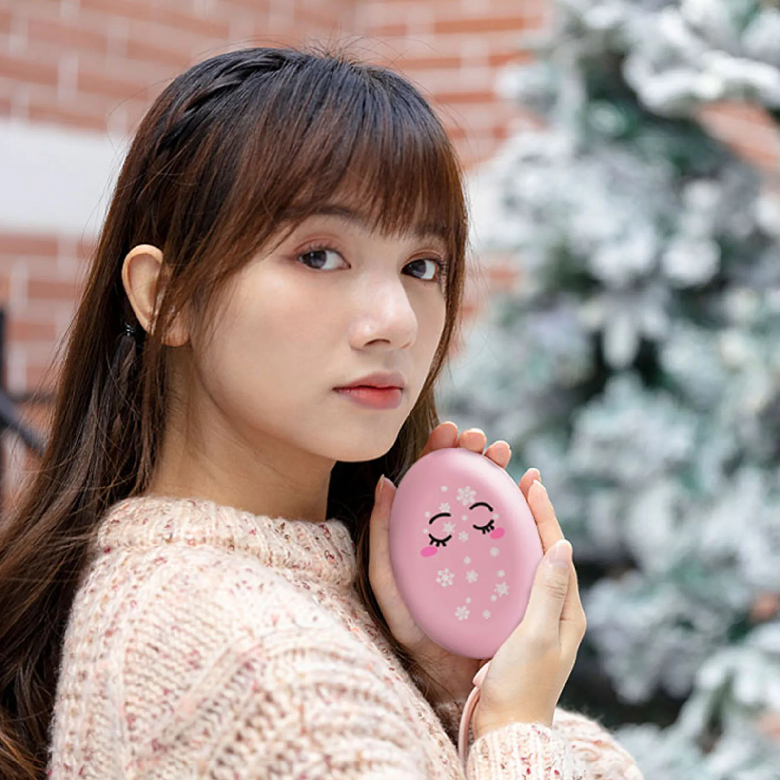 korea hot sell style cute 5000mah battery pocket usb rechargeable hand warmer