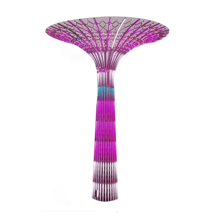 new 3D tower umbrella graft Sculpture RGB tree of life scenery landscape lamp Festival LED string lights outdoor motif lighting