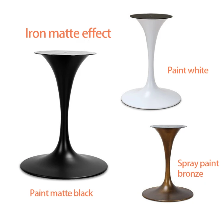 Tulip Metal Table Base Parts Supply Commercial cheap metal table legs  Wholesale