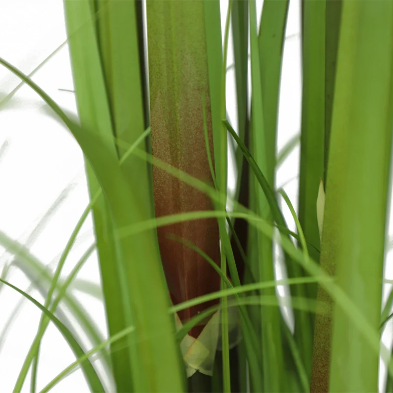 CC Artificial Colorful Plants Silk Green Onion Grass Potted Flower for Garden Home Indoor Decoration 037