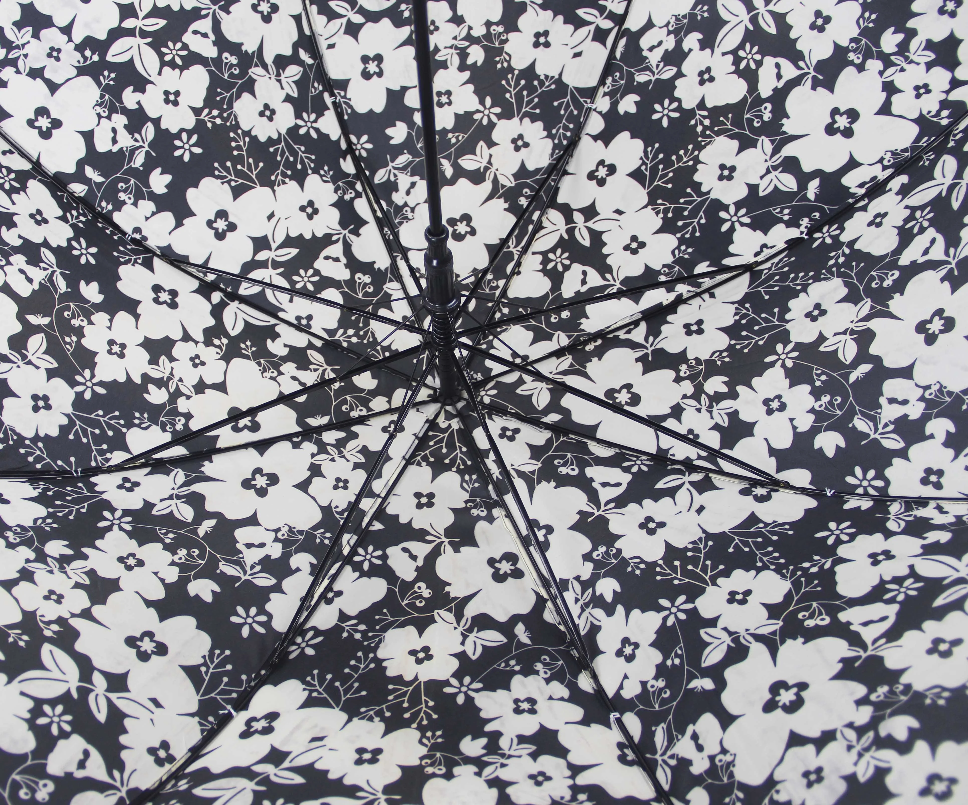 Japanese style high quality sun and rain sakura print umbrella for lady