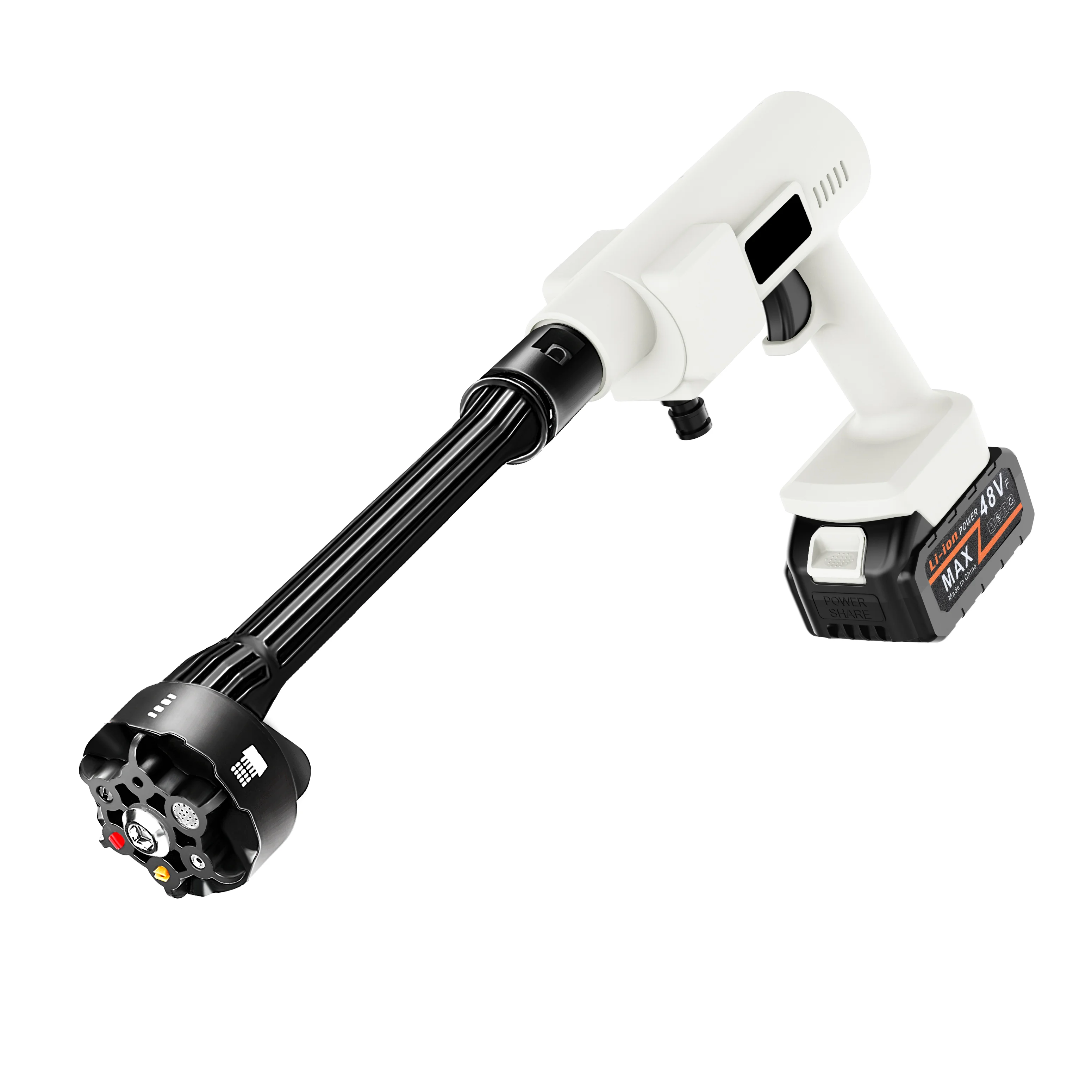 24/48v 725psi Pressure Washer Power Washer With Hose 6 In 1 Nozzle High Pressure Washer For Cleaning Car Pool Garden