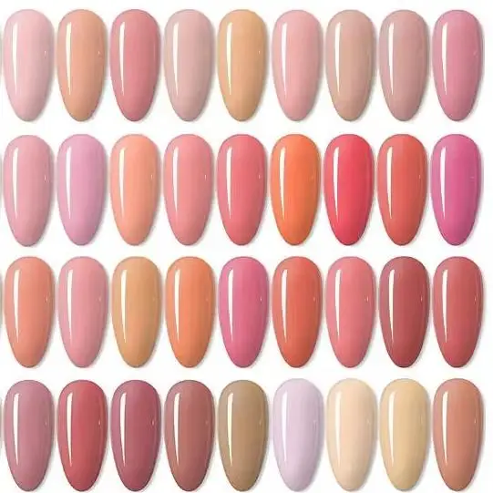 Klana Gel Free Sample Rubber Base Gel Polish Soak Off Gel Nail Polish Private Label Customs Logo Base Color Coat For Nails