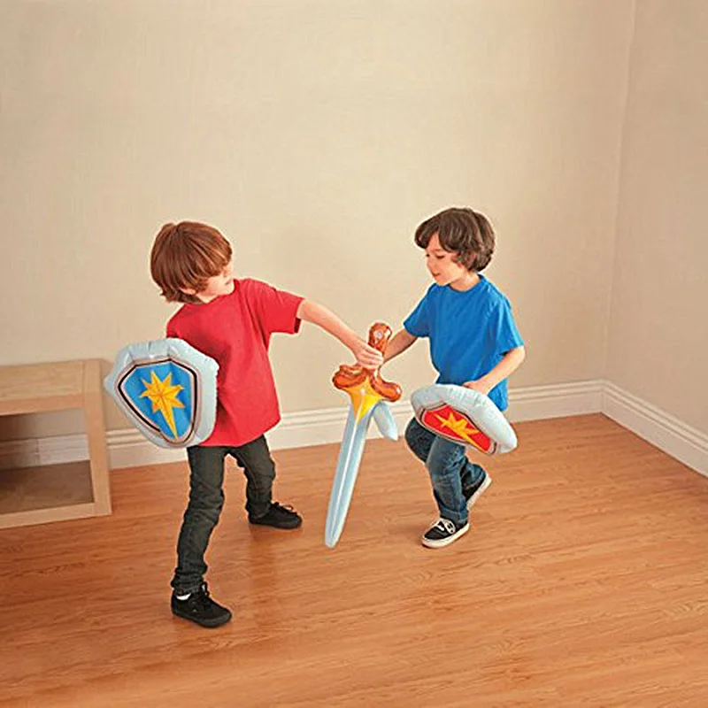 PVC inflatable sword shield size grid sword inflatable knife weapon inflatable toy program activity props