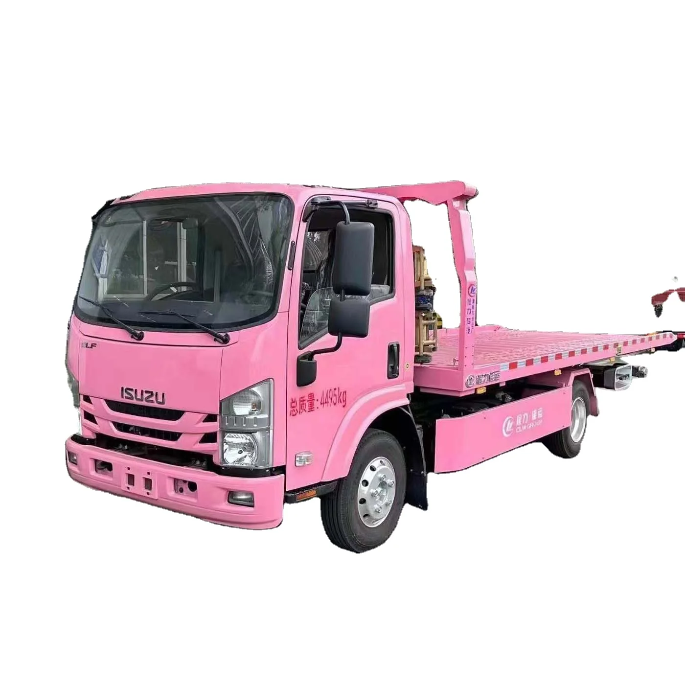 ISUZU 5 Tons Road Rescue Towing Truck Flatbed Wrecker Towing Truck