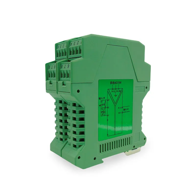 DQ703RB One Input One Output/Two Output PT100 Cu50 4-20mA RTD Signal Isolator