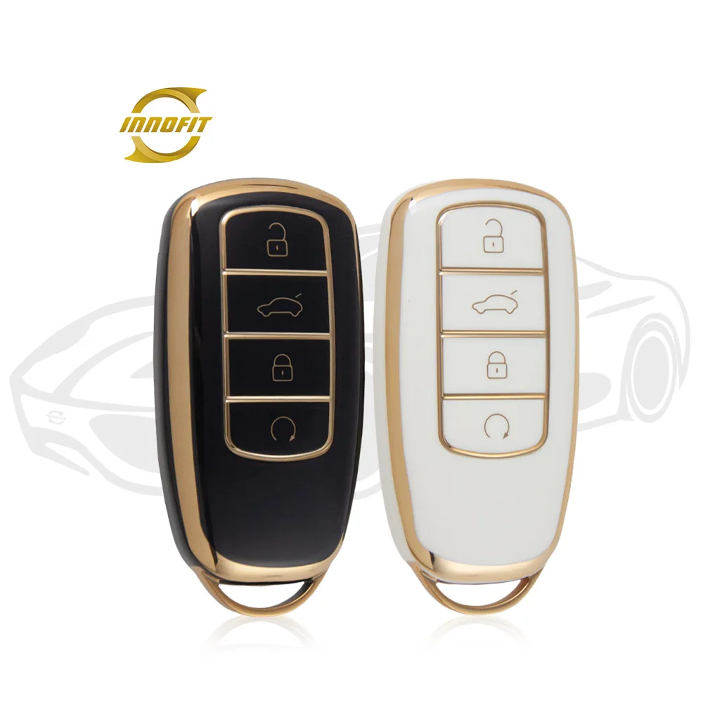 Чехол для автомобильного ключа Innofit CRC1T1 чехол из ТПУ Chery 7 8 Plus Tiggo 9 полностью защитный