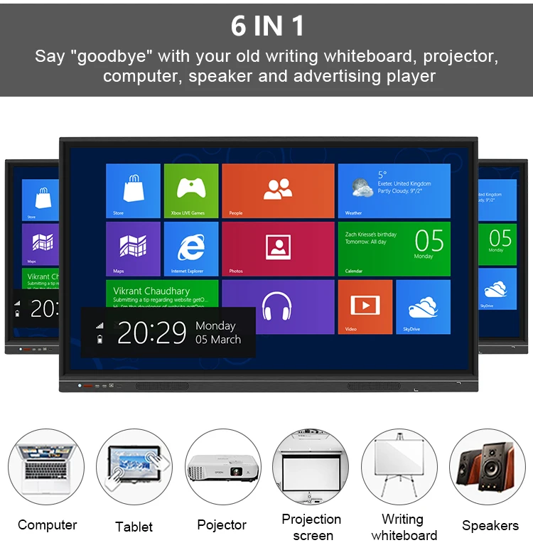 Заводская цена, электронная смарт-доска 55 дюймов 65 дюймов 75 дюймов 86 дюймов, Интерактивная доска для обучения/встреч/тренировок