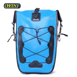 600D PVC Free Reflective Waterproof Bike Side Bag Pannier Bicycle Bag