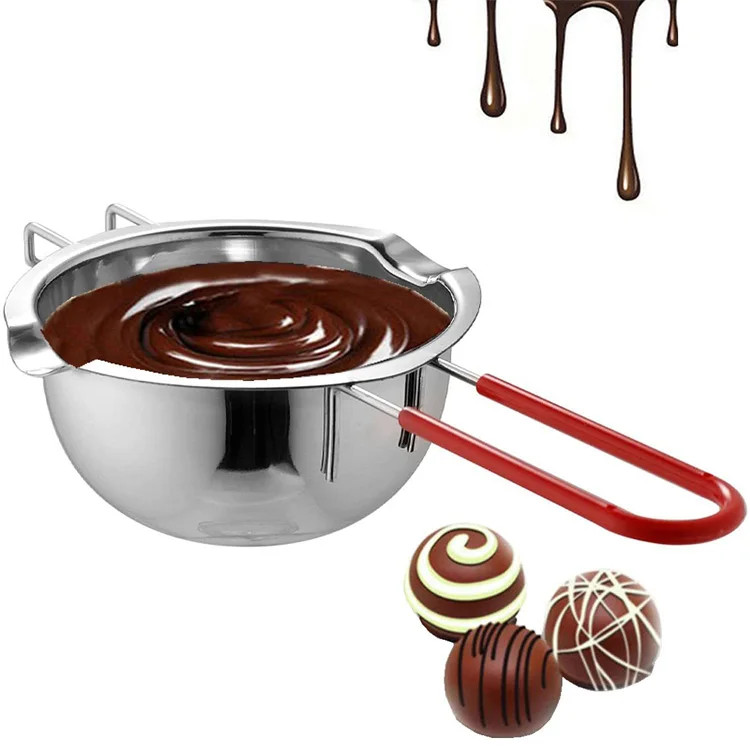 Backing Cake Tool 480ml Stainless Steel Double Boiler Pot for Melting Chocolate Pots
