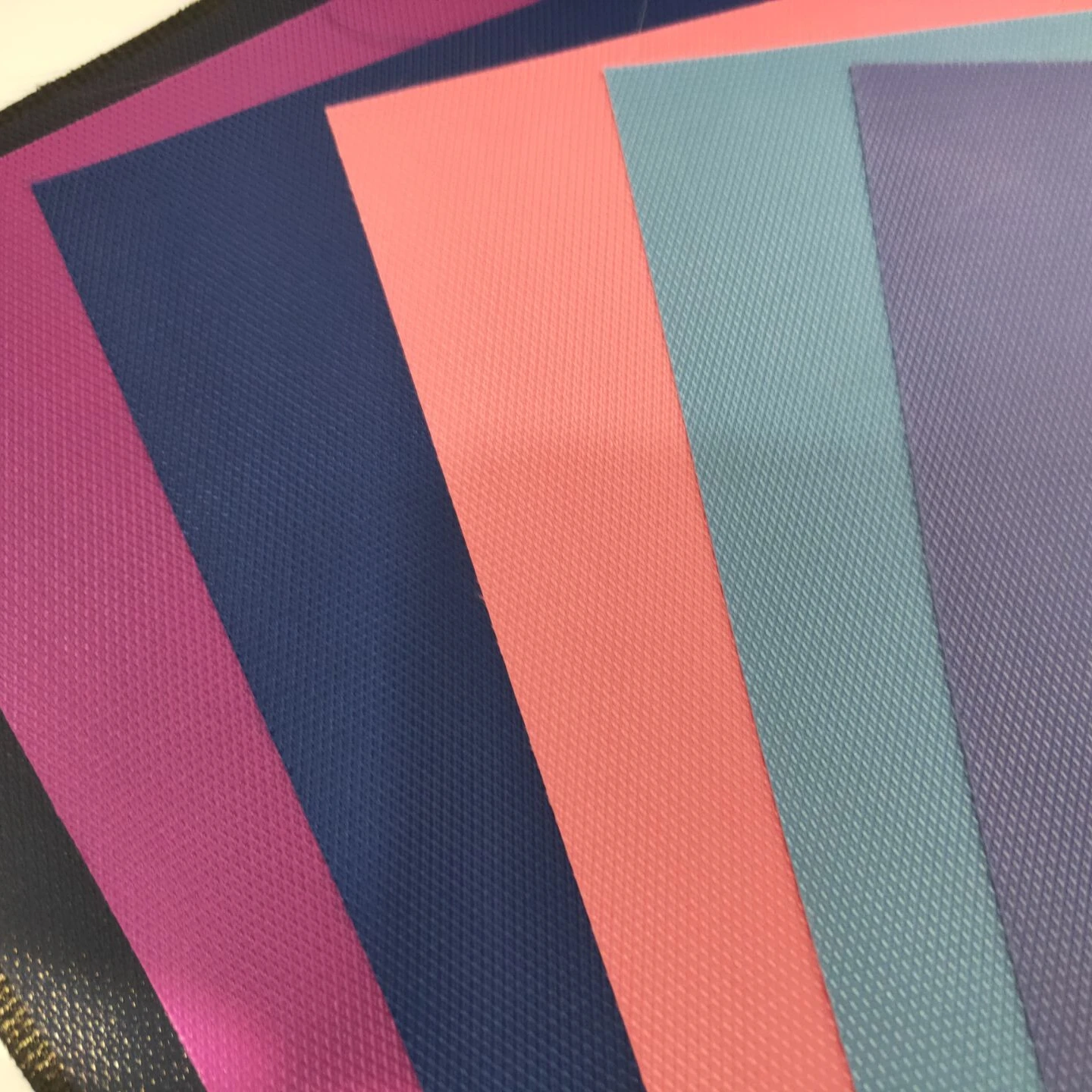 Factory Cross Design Jacquard 100% Polyester Waterproof Foam Fabric PVC Coated