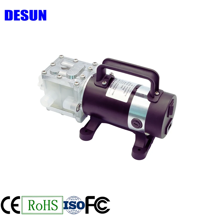 large flow 120W 20L/Min 12V/24V Mico Dc Diaphragm Electric Wine Pump food grade pump