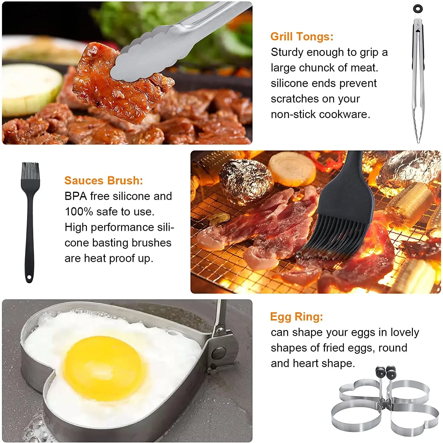 Набор аксессуаров для гриддла из нержавеющей стали