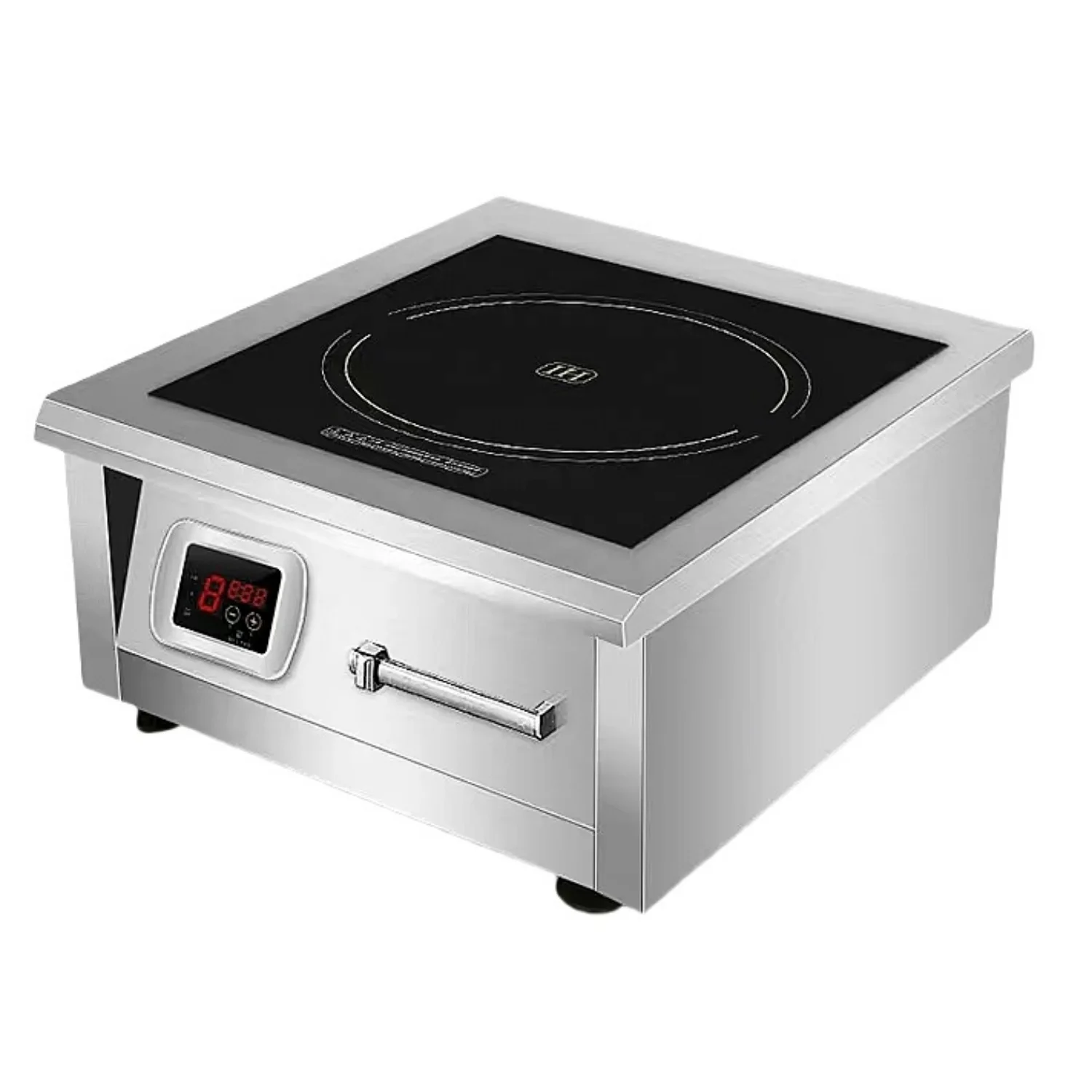 Factory Latest Canteen Restaurant Commercial 5kw Induction Cooker 8kw Induction Frying Wok Cooktop Timer Fast Delivery