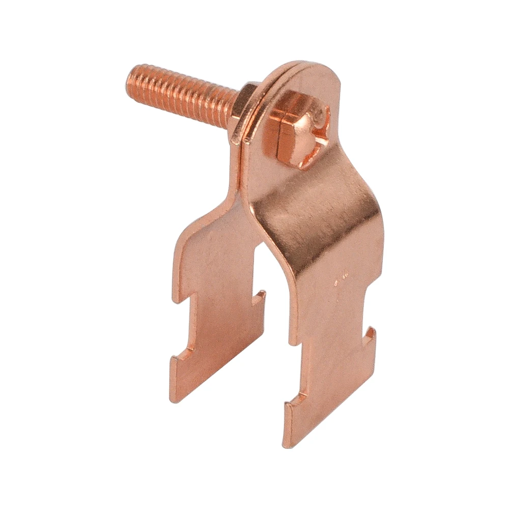Copper Plating U Type Strut Mount Clamps Strut Pipe Clamp