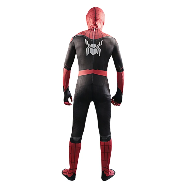 
2021 new Halloween costume cosplay Spider man Fancy Jumpsuit for Adult Children Red Black Spider Man Spider man 