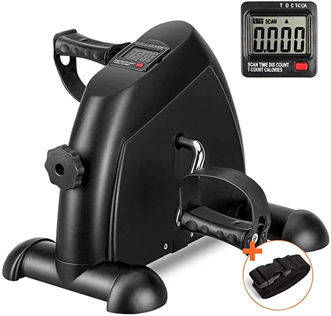 Personal Fitness Rehabilitation Mini Cycle Leg Exercise Bike Mini Active Foot Pedal  Pedal Exerciser Bike for Adult