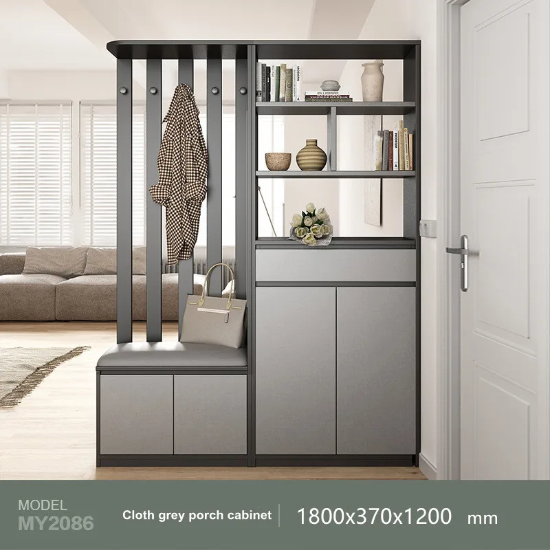 Porch Living Room Partition Integrated Modern Entrance Shoe Nordic Screen Hall Entry Hall Paint Free Board Beautiful Cabinet
