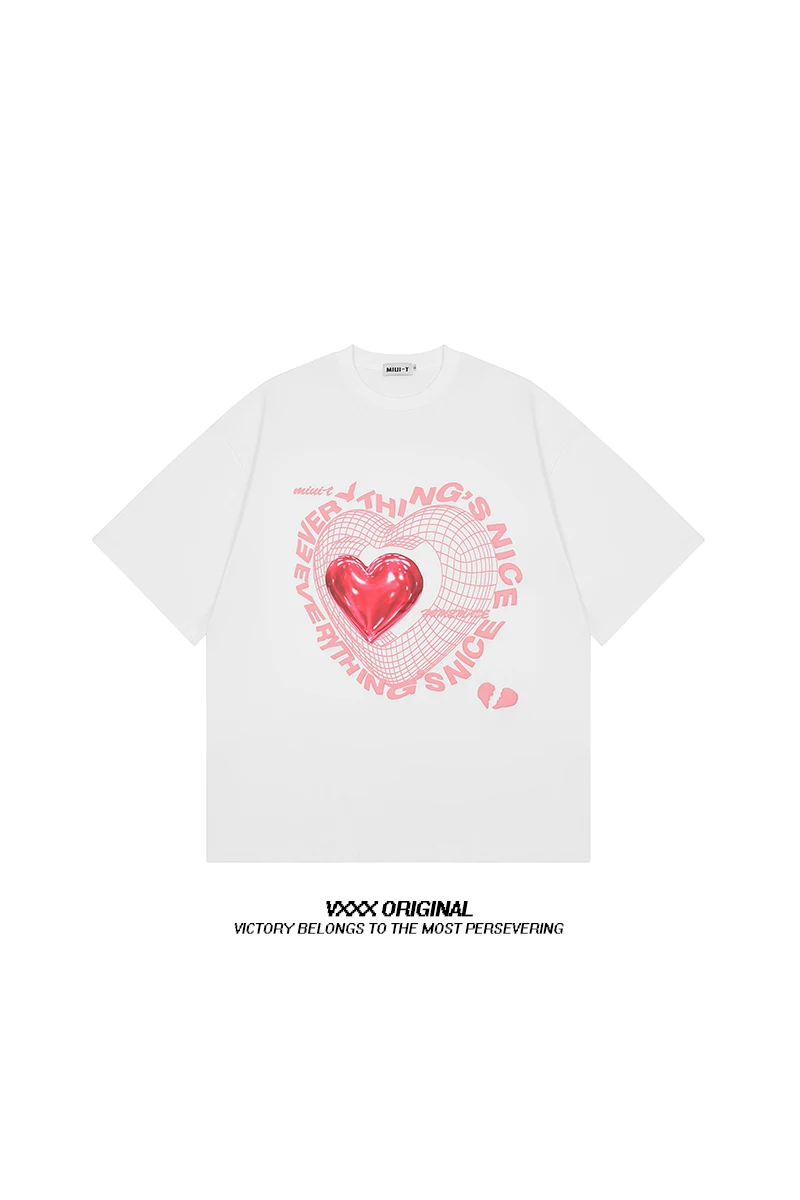 Custom high quality summer streetwear hip hop printing crewneck graphic cotton men t shirt