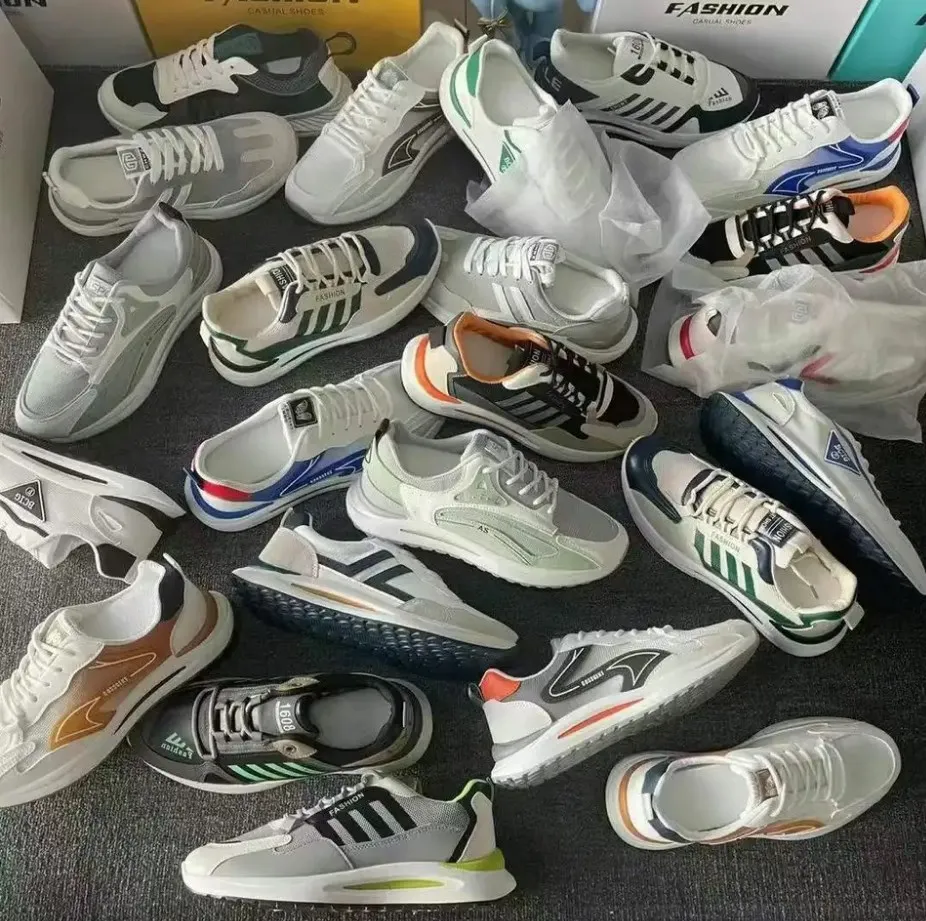 Shoes Extravagant High Quality Second Hand Men Original Branded Used Shoes Super Discount Ordinary Mixed Shoes used clothes