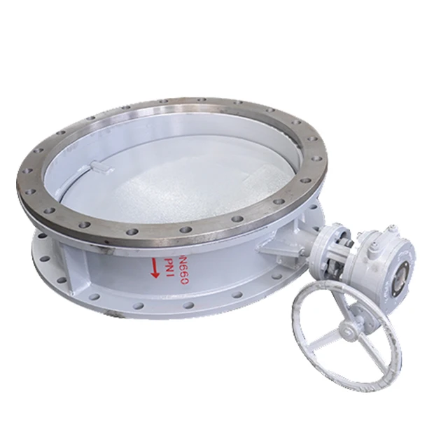carbon steel fan smoke gas air butterfly damper valve