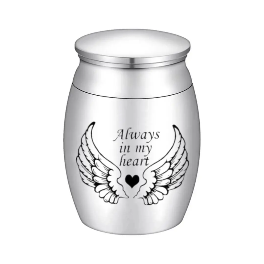 Wholesale Funeral Keepsake Stainless Steel Mini Cremation Pet Urns Funeral Cremation Urns for Dogs Cats