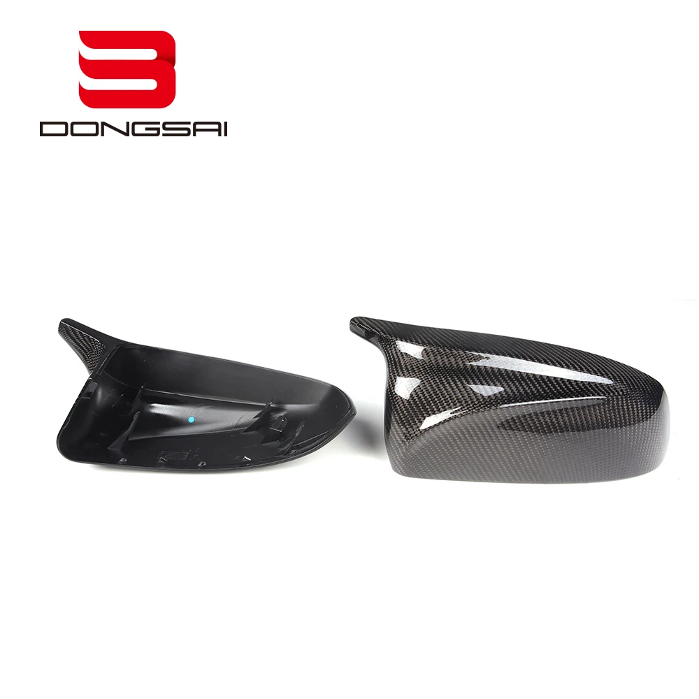 Carbon Fiber Side Door Rear View M Look Wing Mirror Covers Caps for BMW X5 E70 X6 E71 2007+