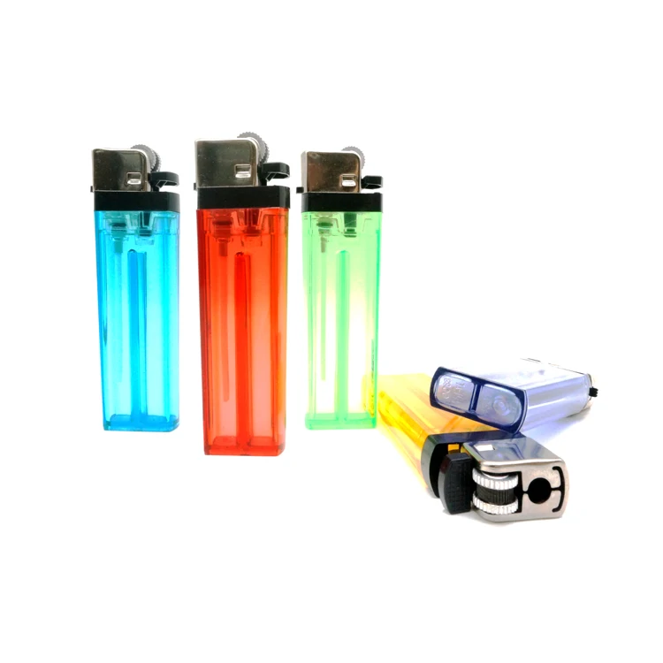 Indonesia Popular Quality Color Butane Color Cigarettes Lighter Kitchen Lighter