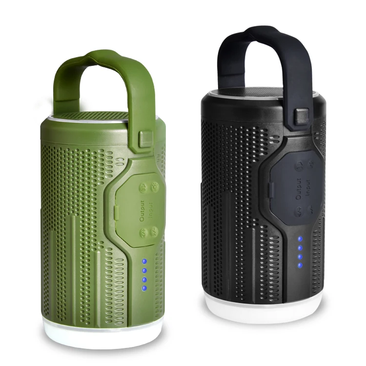
High Quality Professional power bank camping waterproof Portable outdoor bluetooth speaker 