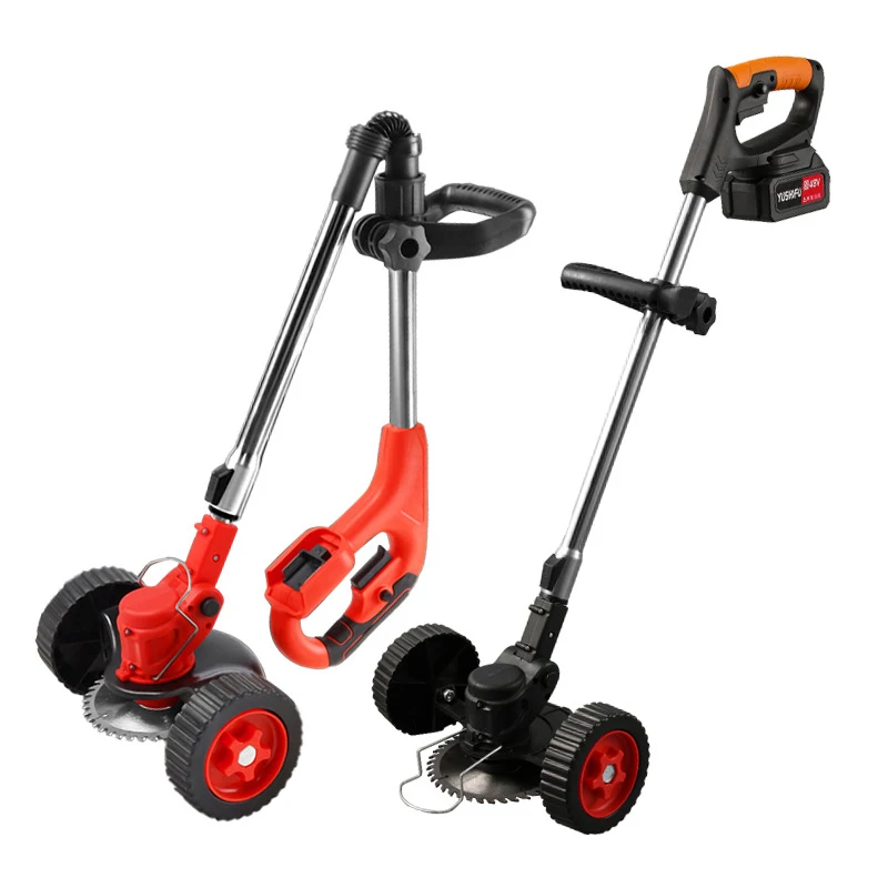 Home multifunctional handheld wireless Battery foldable lithium electric lawn mowers