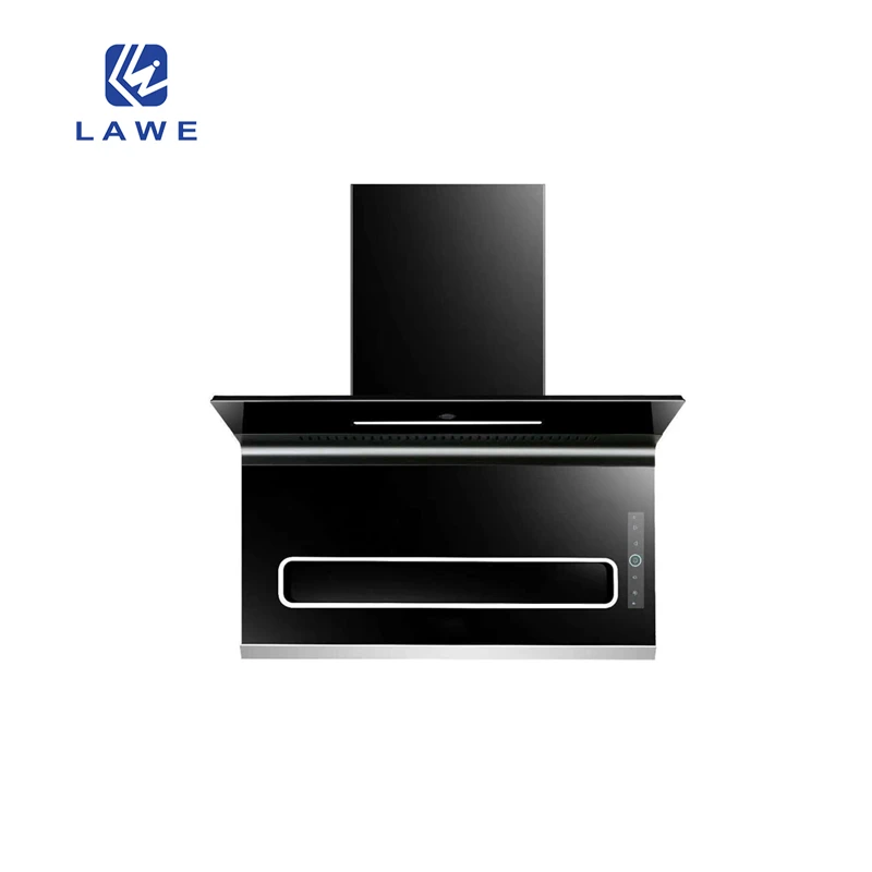Wholesale Competitive price side  range hood kitchen 7 shaped range hood automatic cleaning range hood