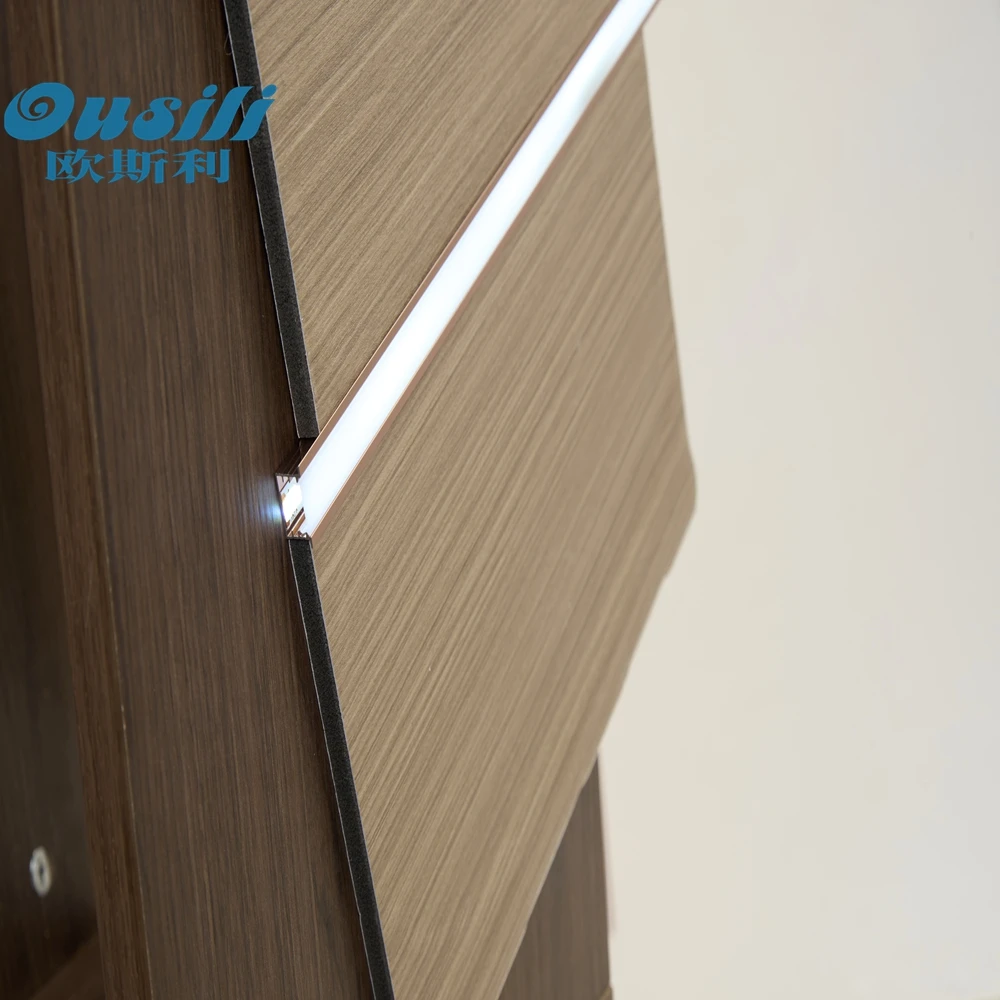 Hot sale  Decorative Wall Base Board Profiles Molding Trim Floor Accessories skirting led lighting Aluminum baseboard